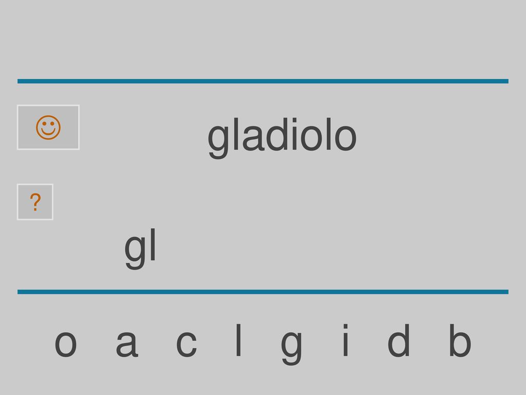  gladiolo gl o a c l g i d b