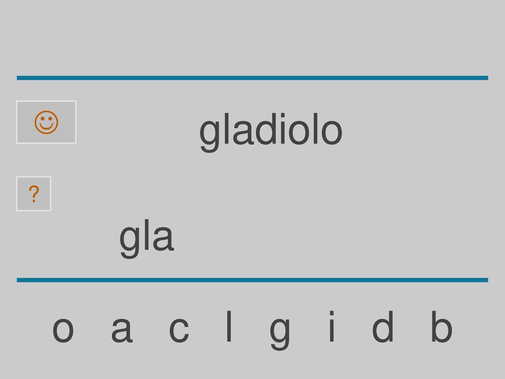  gladiolo gla o a c l g i d b