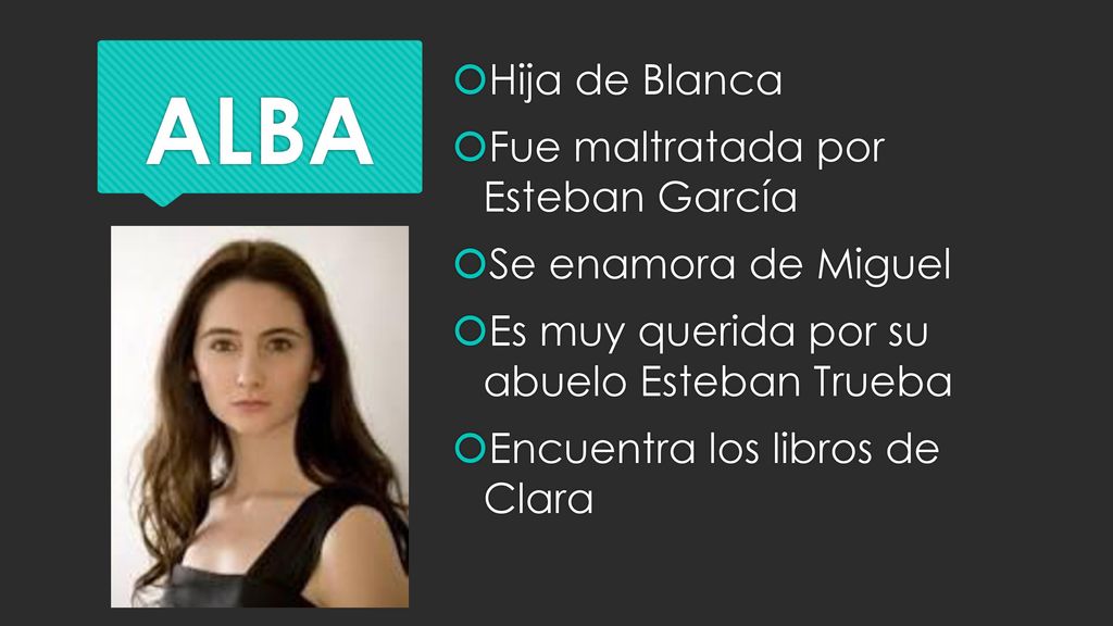 ALBA Hija de Blanca Fue maltratada por Esteban García