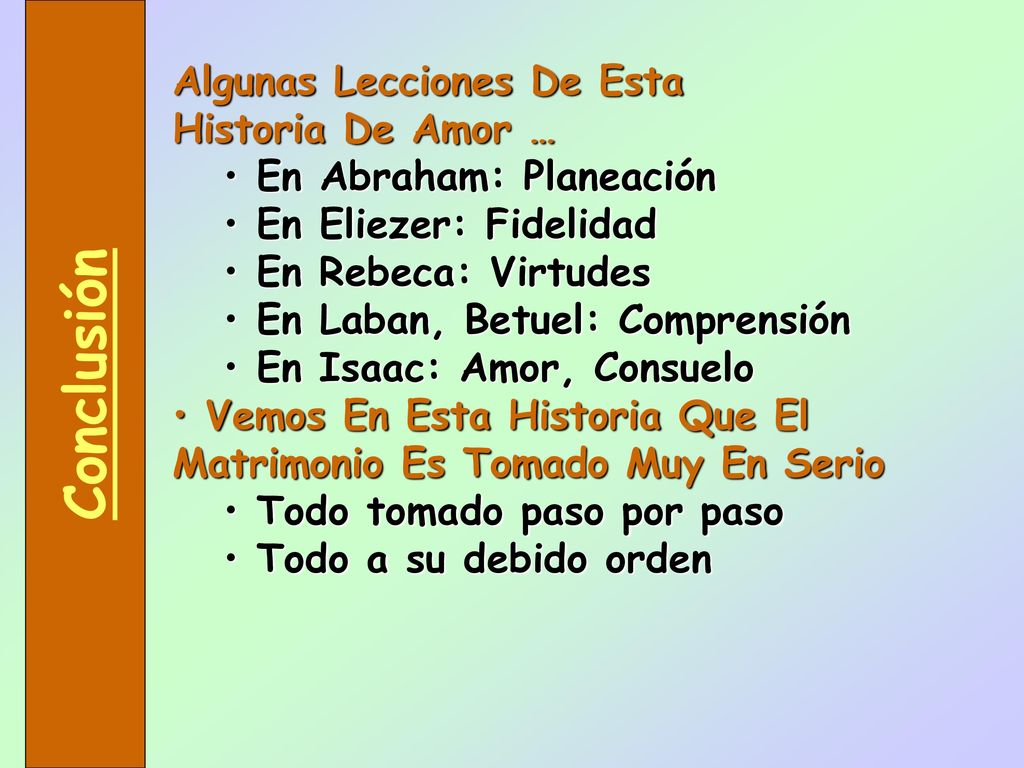 Conclusión Algunas Lecciones De Esta Historia De Amor …