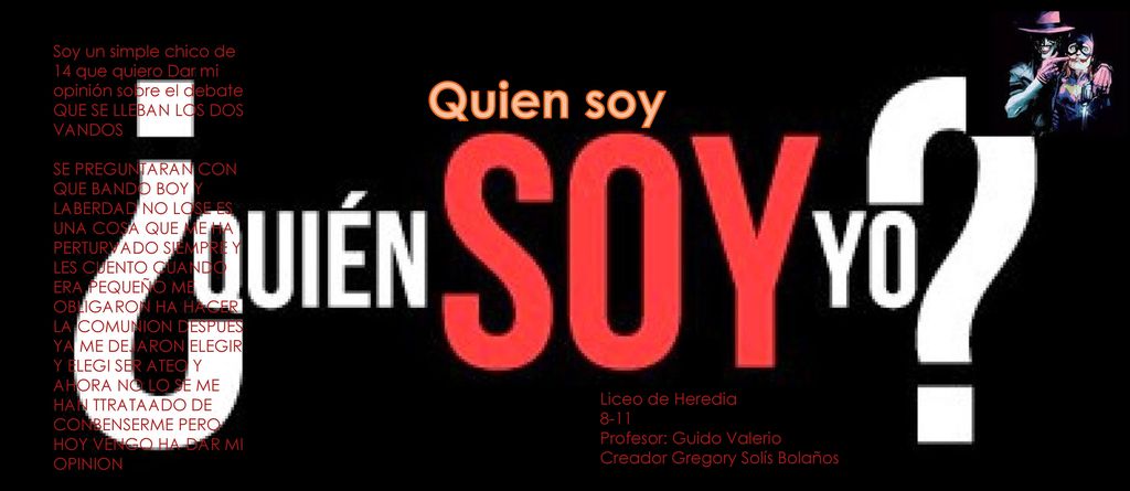 Soy un simple chico de 14 que quiero Dar mi opinión sobre el debate QUE SE LLEBAN LOS DOS VANDOS