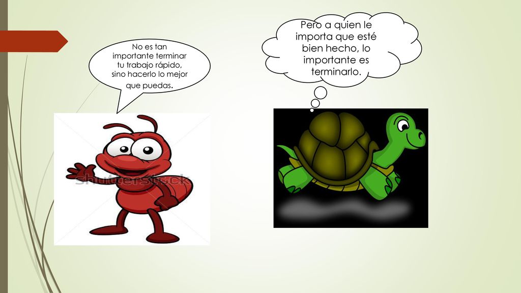 Pero a quien le importa que esté bien hecho, lo importante es terminarlo.