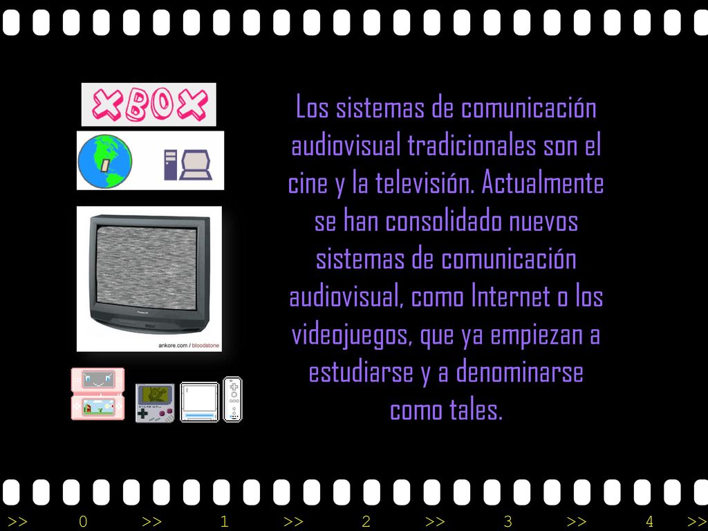 Los sistemas de comunicación audiovisual tradicionales son el cine y la televisión.