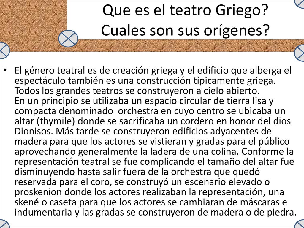 Que es el teatro Griego Cuales son sus orígenes