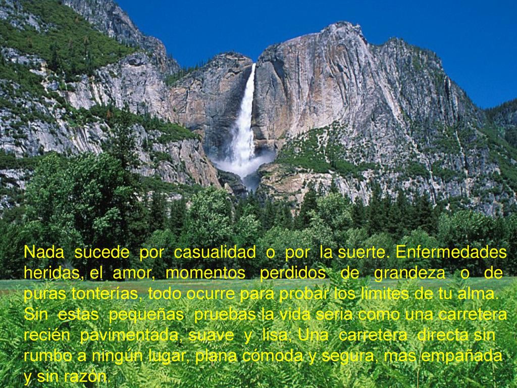 Nada sucede por casualidad o por la suerte. Enfermedades