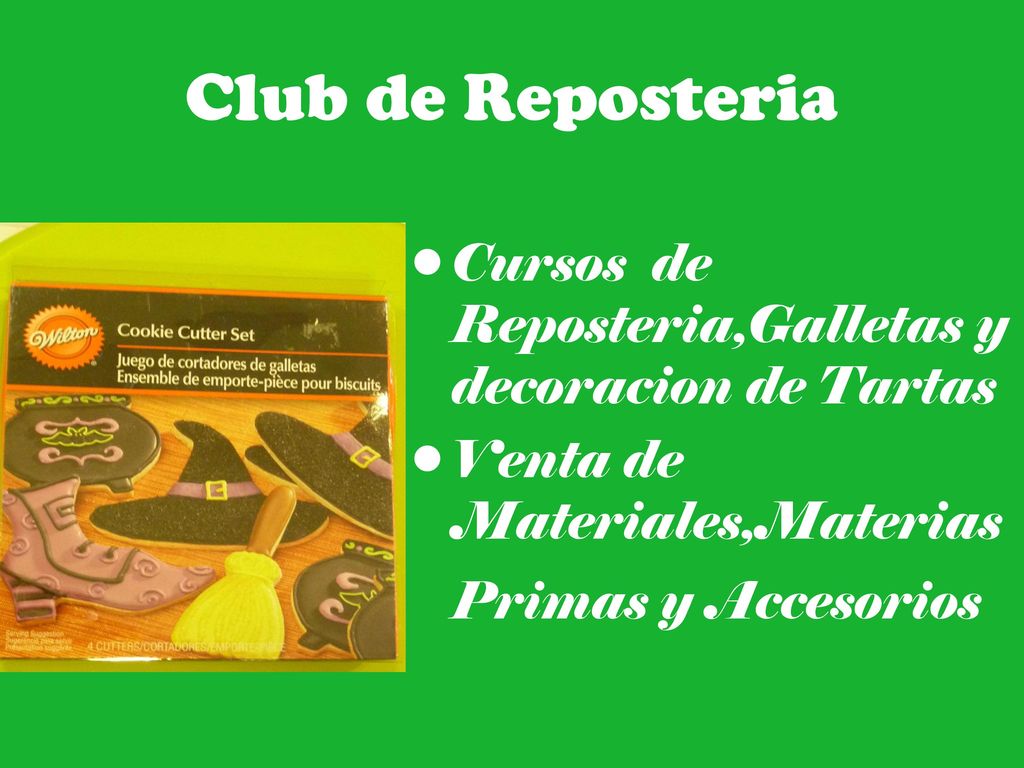 Club de Reposteria Cursos de Reposteria,Galletas y decoracion de Tartas.