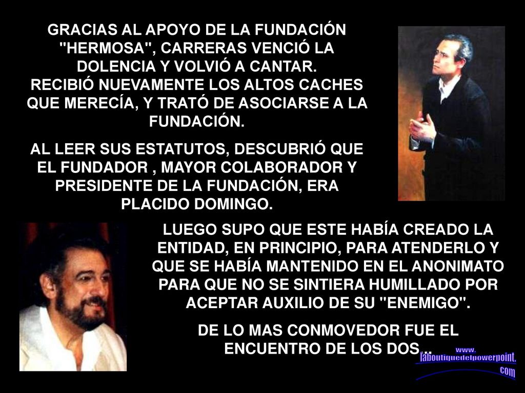 DE LO MAS CONMOVEDOR FUE EL ENCUENTRO DE LOS DOS...
