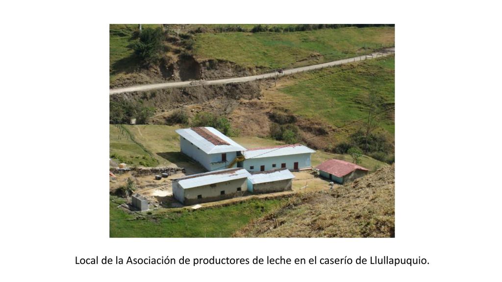 Local de la Asociación de productores de leche en el caserío de Llullapuquio.