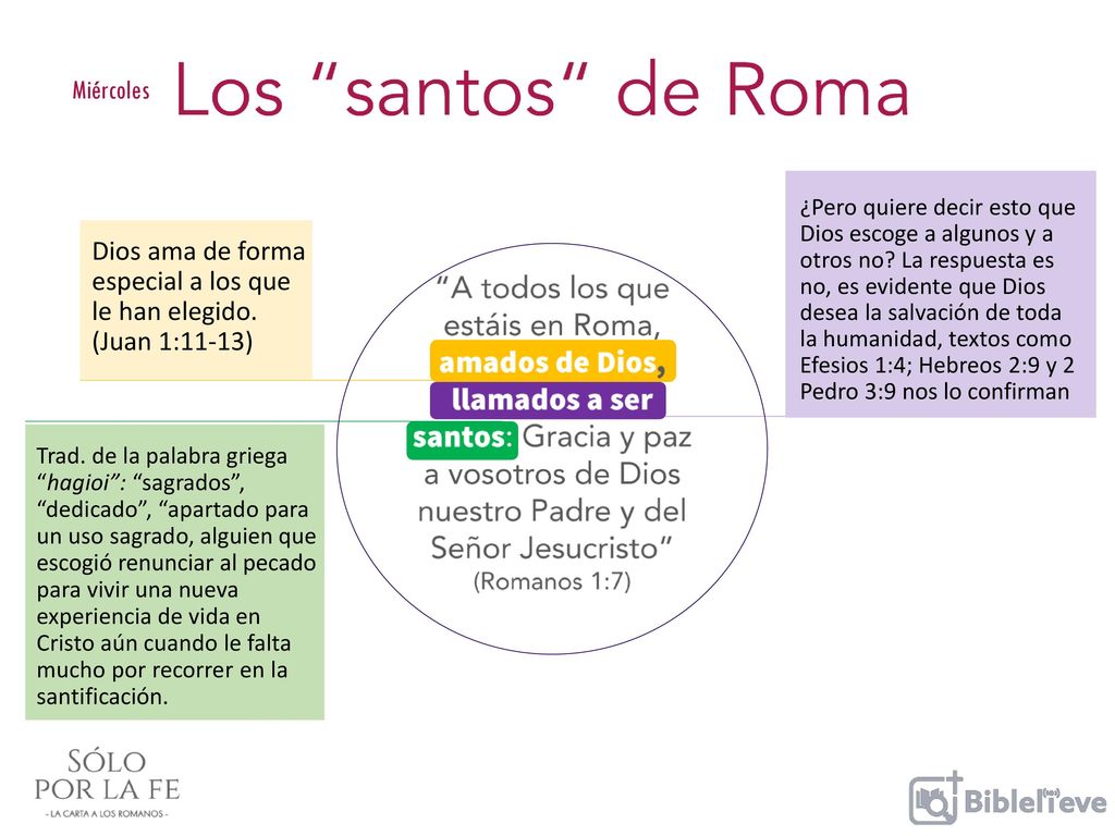 Dios ama de forma especial a los que le han elegido. (Juan 1:11-13)