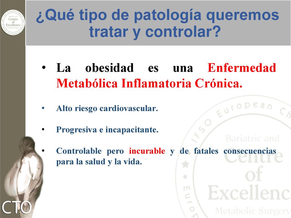 ¿Qué tipo de patología queremos tratar y controlar