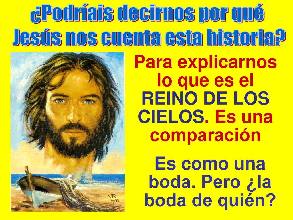 Para explicarnos lo que es el REINO DE LOS CIELOS. Es una comparación