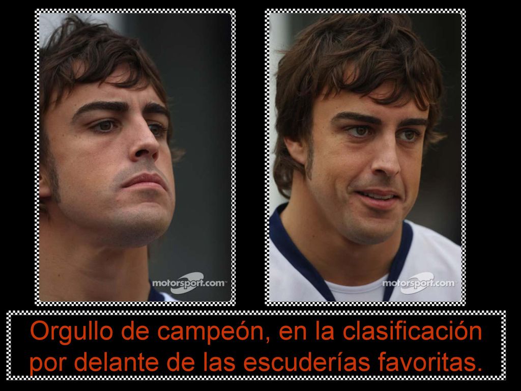 Orgullo de campeón, en la clasificación por delante de las escuderías favoritas.