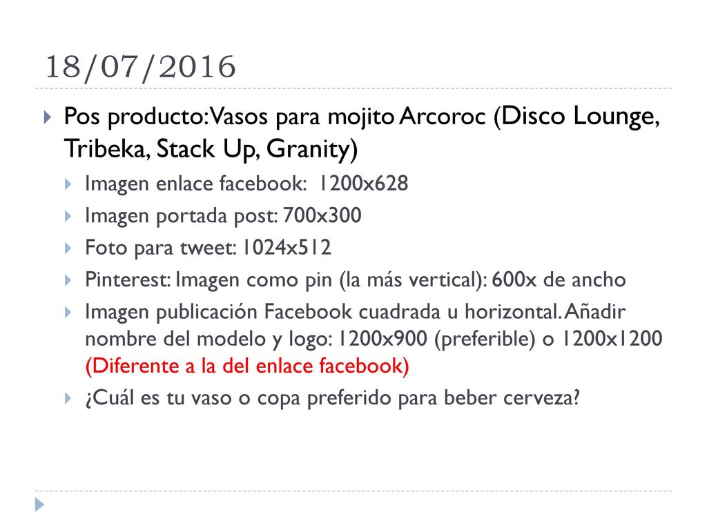 18/07/2016 Pos producto: Vasos para mojito Arcoroc (Disco Lounge, Tribeka, Stack Up, Granity) Imagen enlace facebook: 1200x628.
