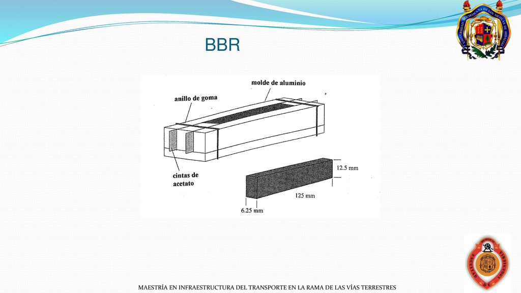 BBR MAESTRÍA EN INFRAESTRUCTURA DEL TRANSPORTE EN LA RAMA DE LAS VÍAS TERRESTRES