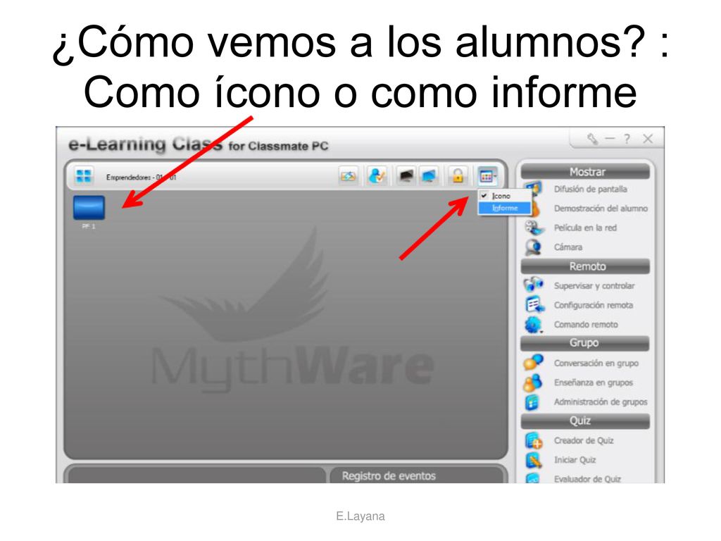¿Cómo vemos a los alumnos : Como ícono o como informe