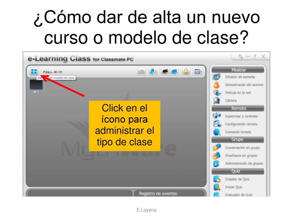 ¿Cómo dar de alta un nuevo curso o modelo de clase