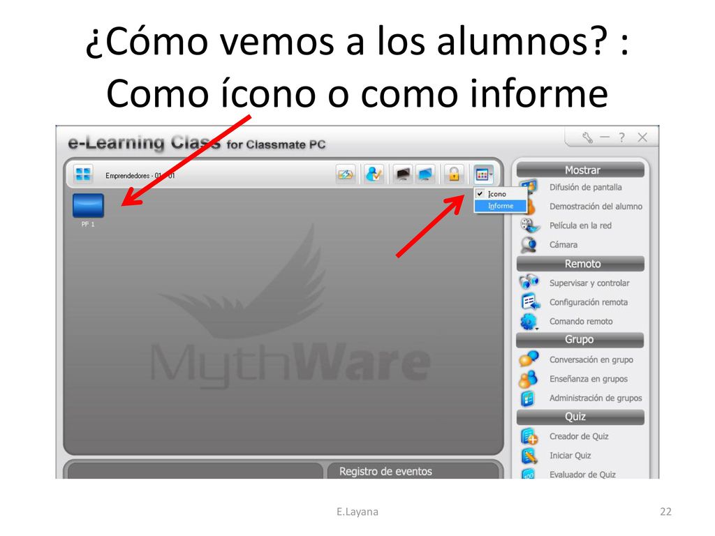 ¿Cómo vemos a los alumnos : Como ícono o como informe