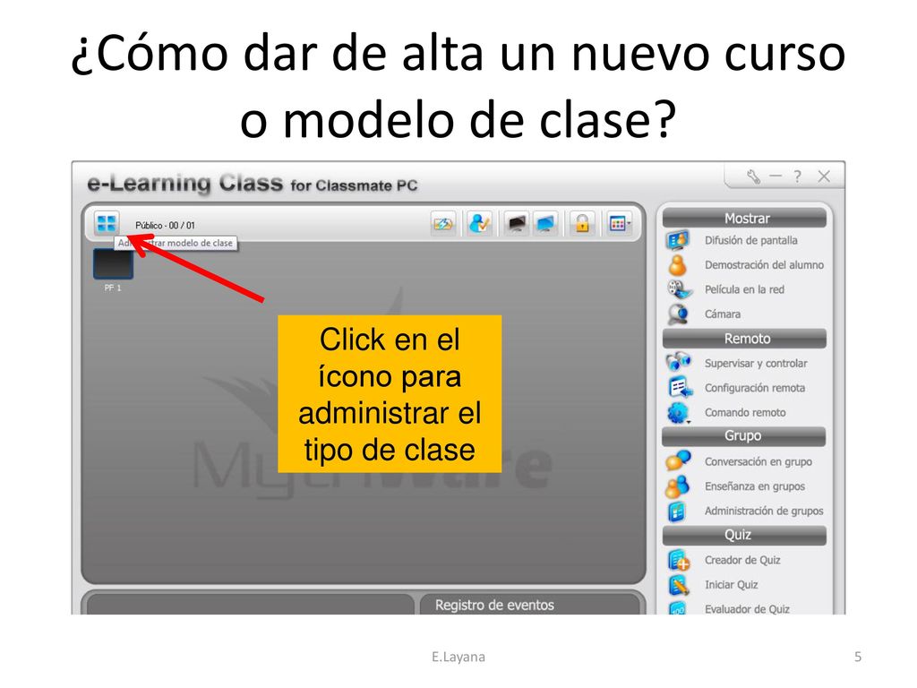 ¿Cómo dar de alta un nuevo curso o modelo de clase