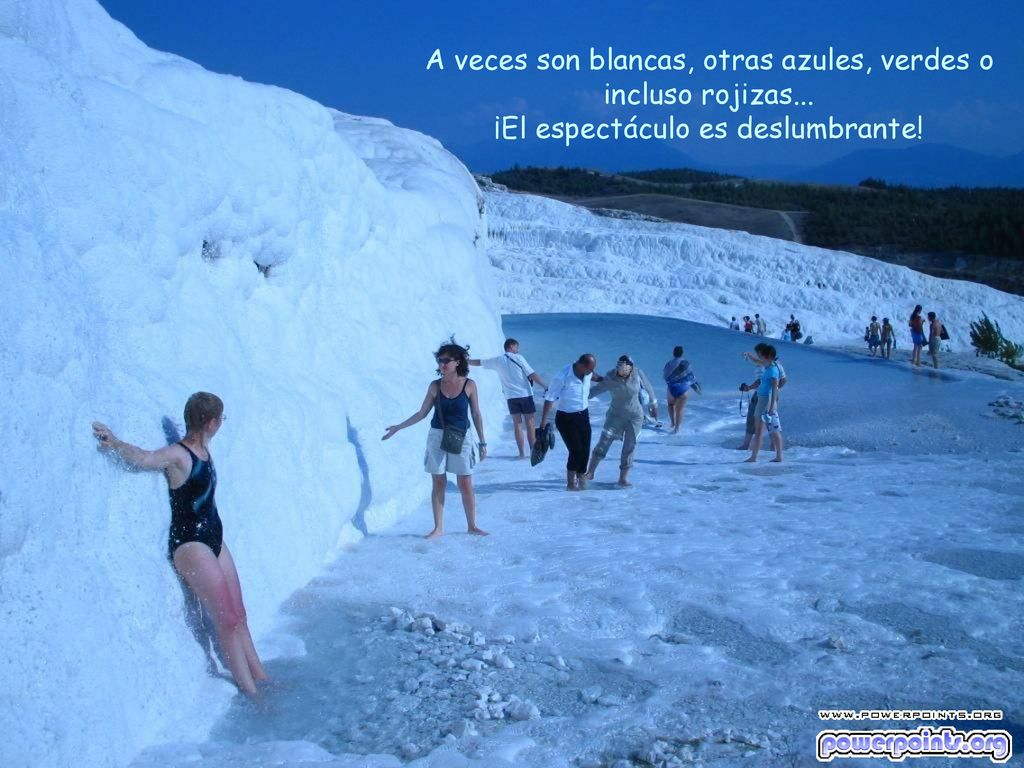 A veces son blancas, otras azules, verdes o incluso rojizas...