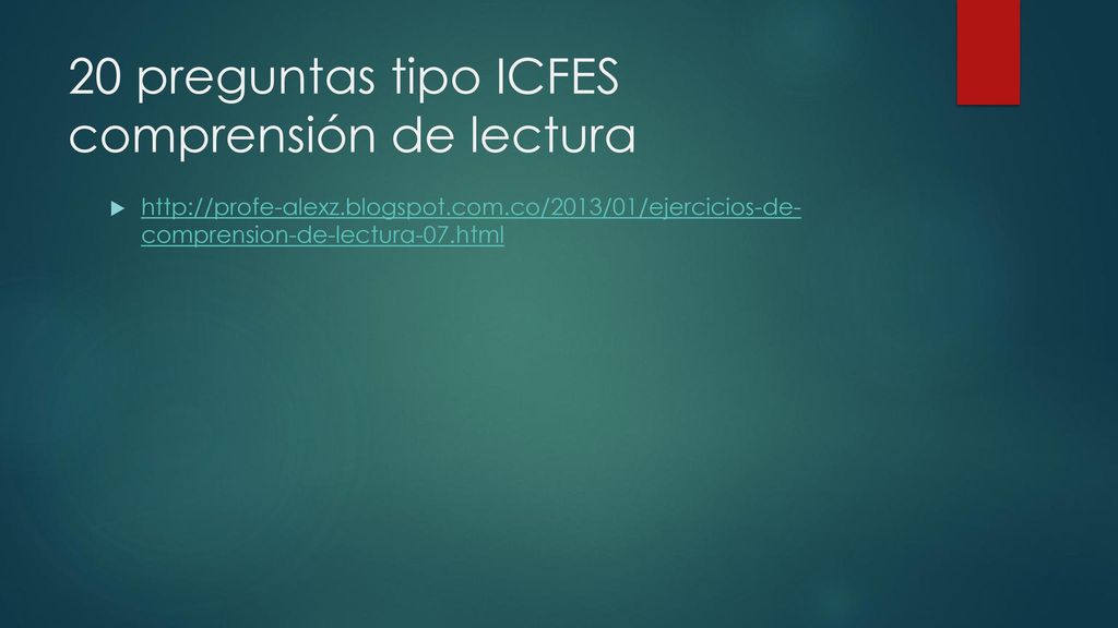 20 preguntas tipo ICFES comprensión de lectura