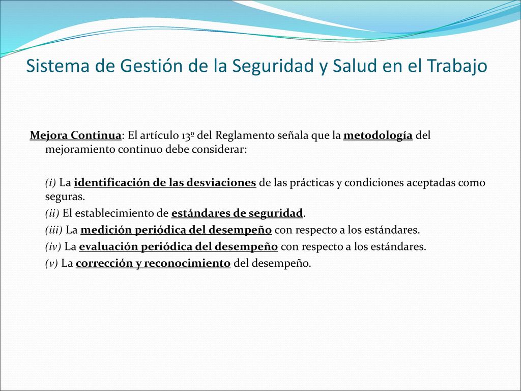 Sistema de Gestión de la Seguridad y Salud en el Trabajo