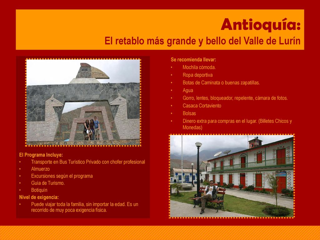 Antioquía: El retablo más grande y bello del Valle de Lurín