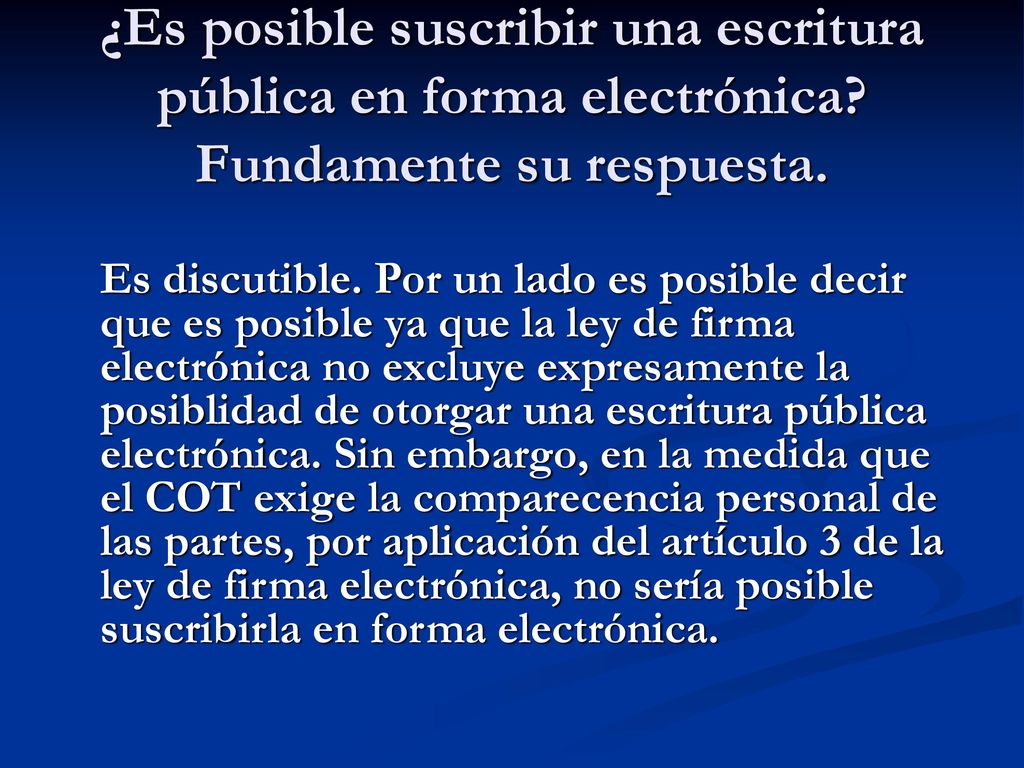 ¿Es posible suscribir una escritura pública en forma electrónica