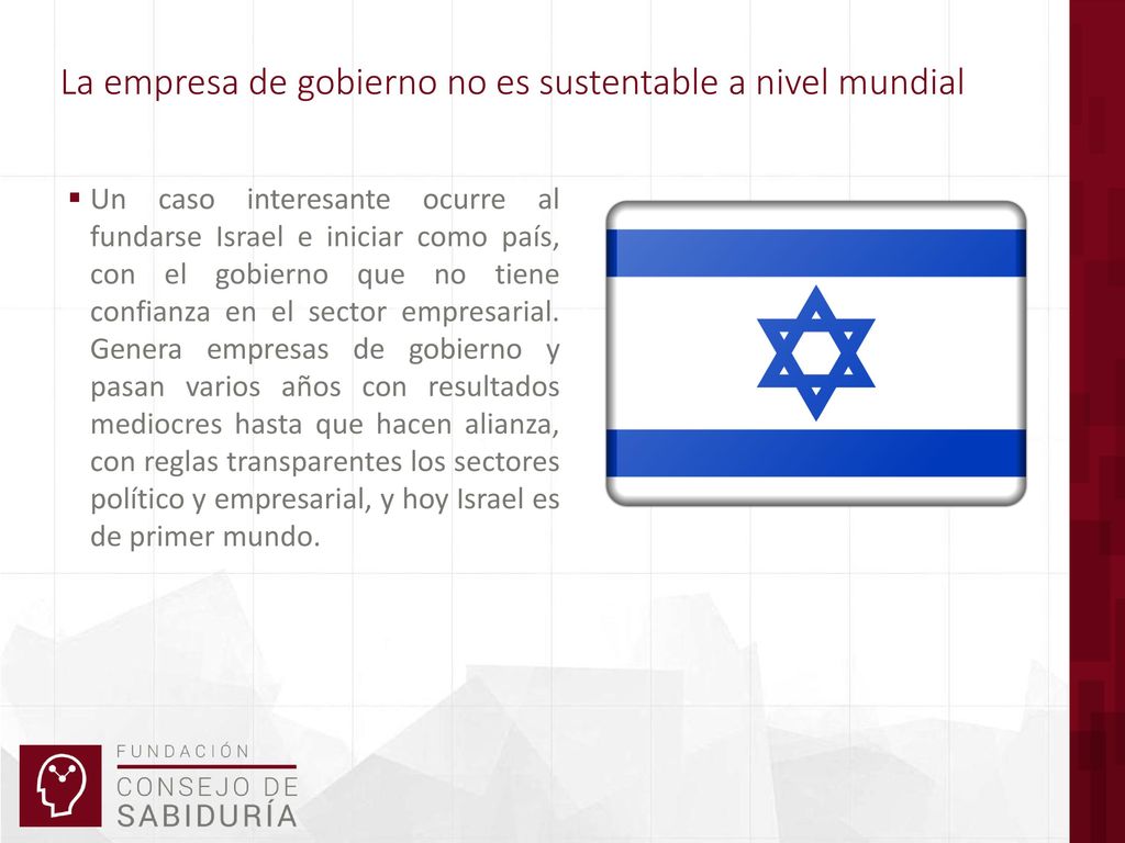 La empresa de gobierno no es sustentable a nivel mundial