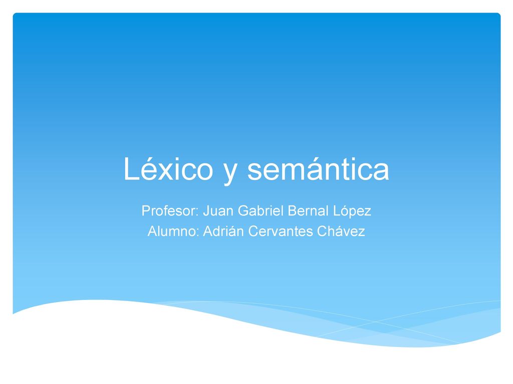 Profesor: Juan Gabriel Bernal López Alumno: Adrián Cervantes Chávez