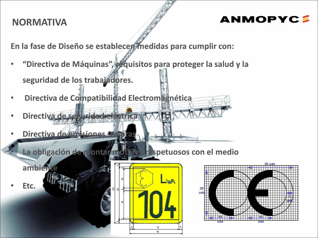 NORMATIVA En la fase de Diseño se establecen medidas para cumplir con:
