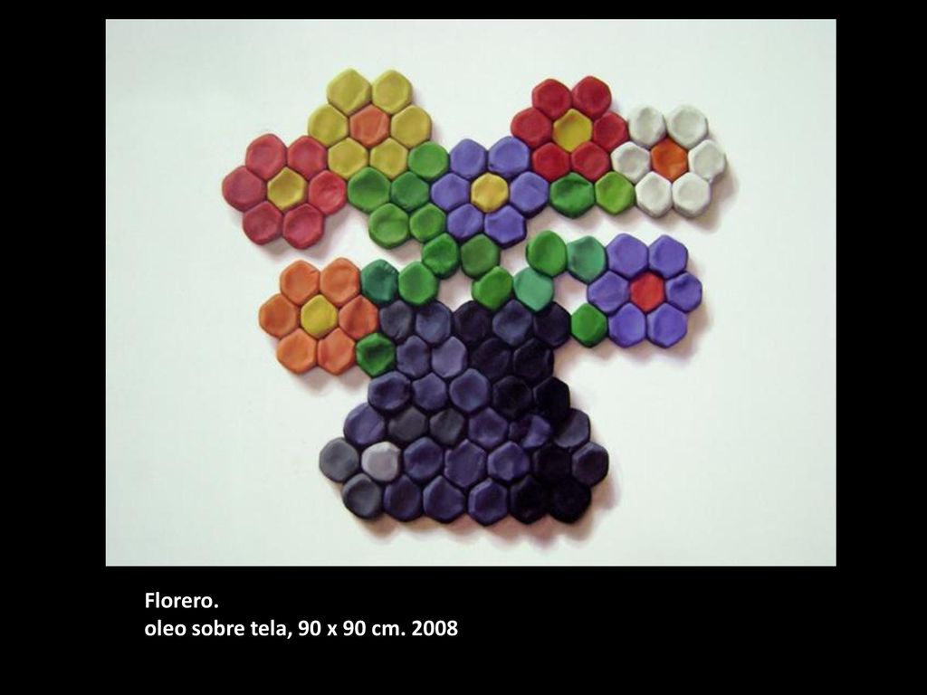 Florero. oleo sobre tela, 90 x 90 cm. 2008
