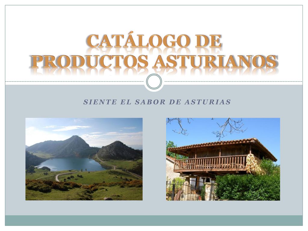 CATÁLOGO DE PRODUCTOS ASTURIANOS