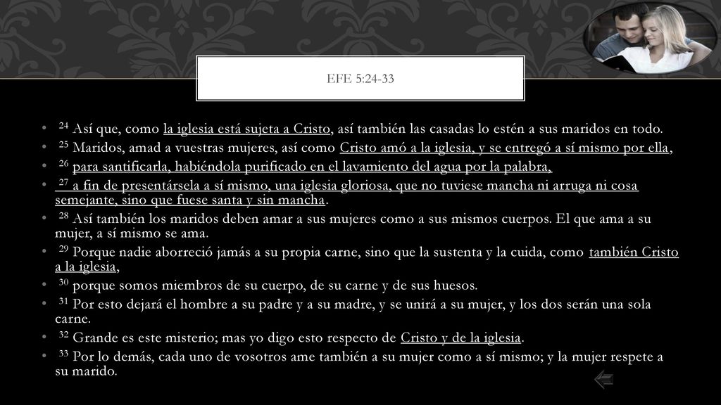 30 porque somos miembros de su cuerpo, de su carne y de sus huesos.