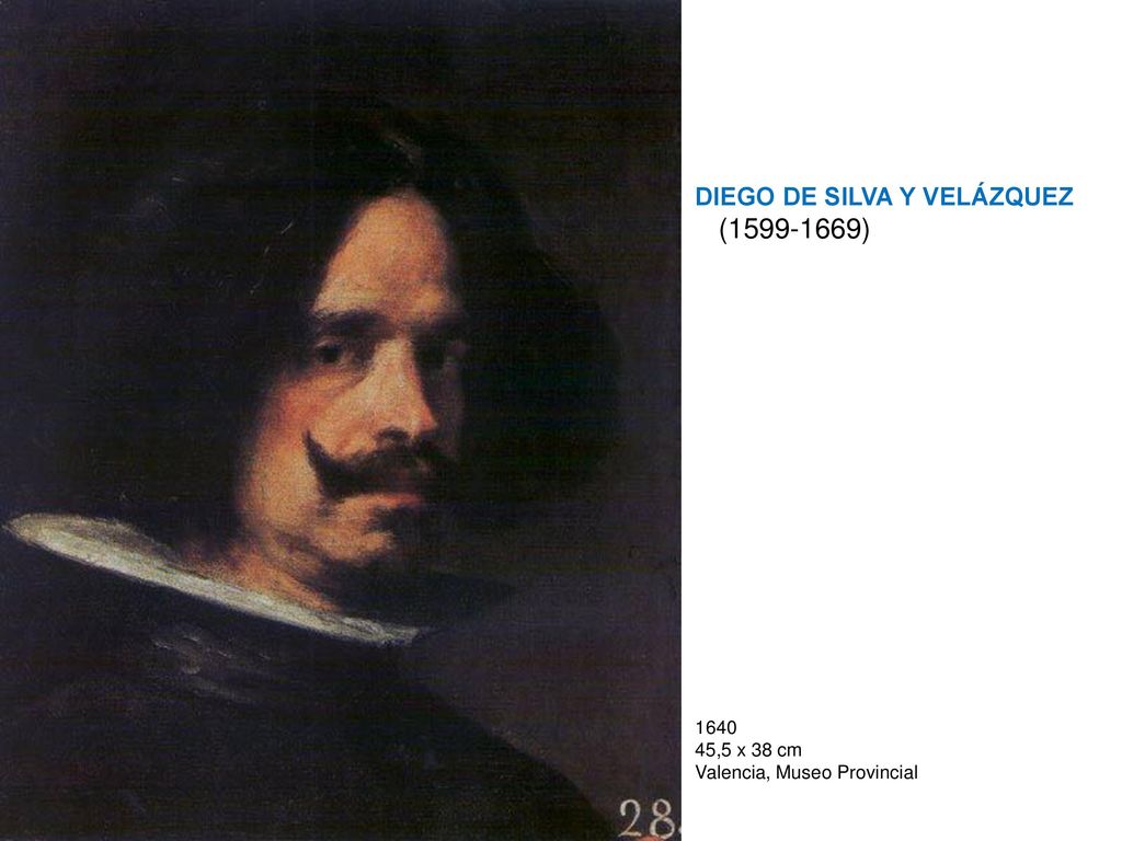 ( ) DIEGO DE SILVA Y VELÁZQUEZ ,5 x 38 cm