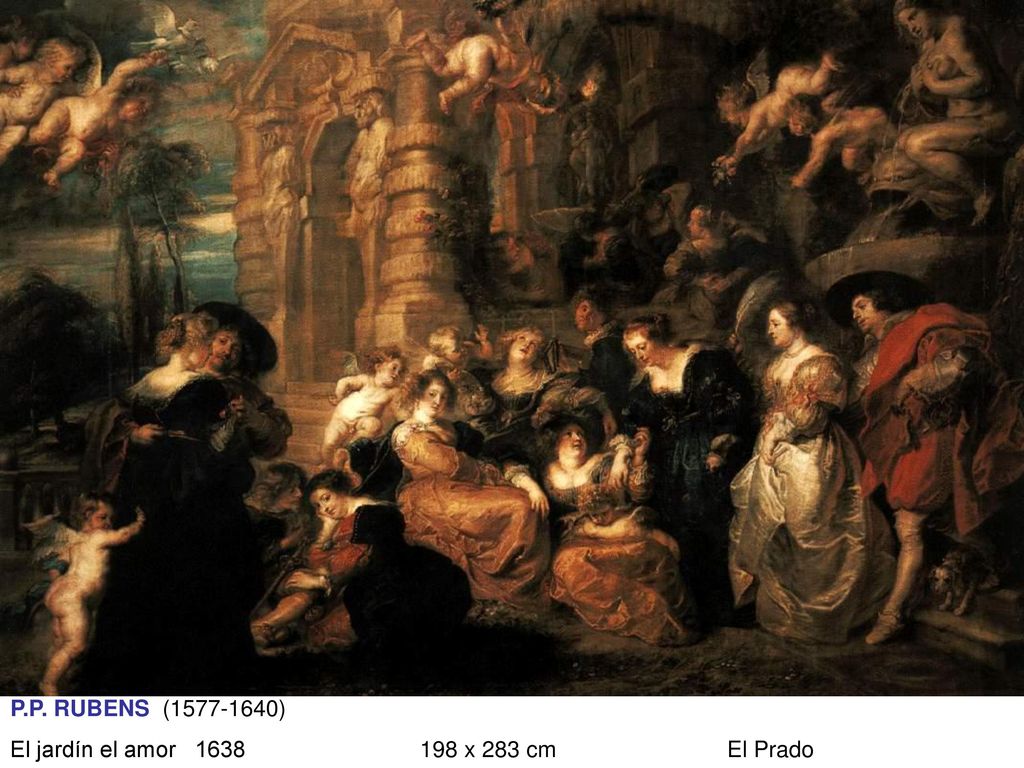 P.P. RUBENS ( ) El jardín el amor x 283 cm El Prado