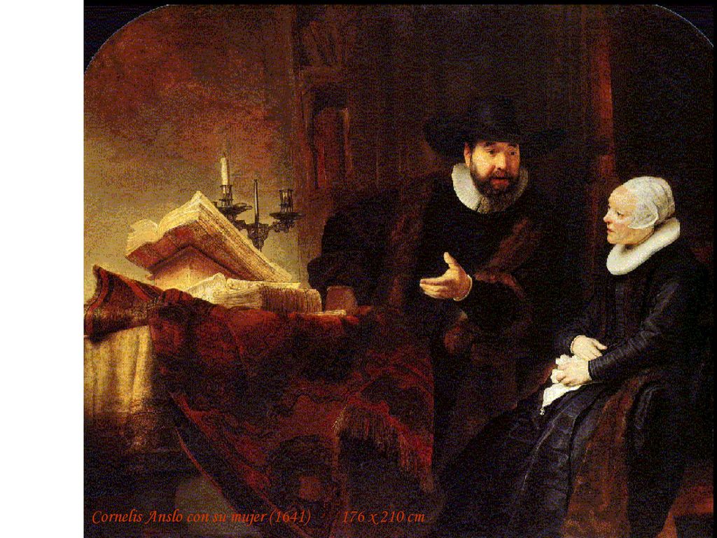 Cornelis Anslo con su mujer (1641) 176 x 210 cm