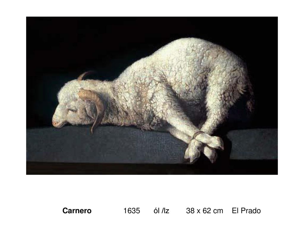 Carnero 1635 ól /lz 38 x 62 cm El Prado