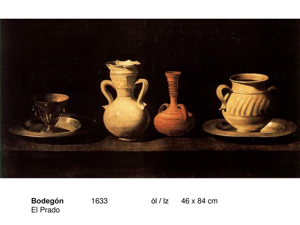 Bodegón 1633 ól / lz 46 x 84 cm El Prado