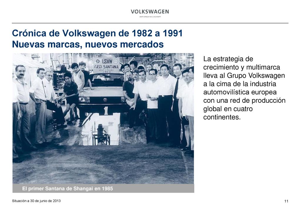 Crónica de Volkswagen de 1982 a 1991 Nuevas marcas, nuevos mercados