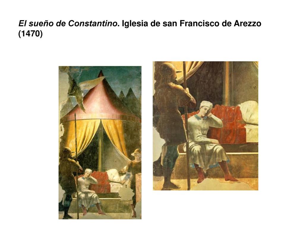 El sueño de Constantino. Iglesia de san Francisco de Arezzo (1470)