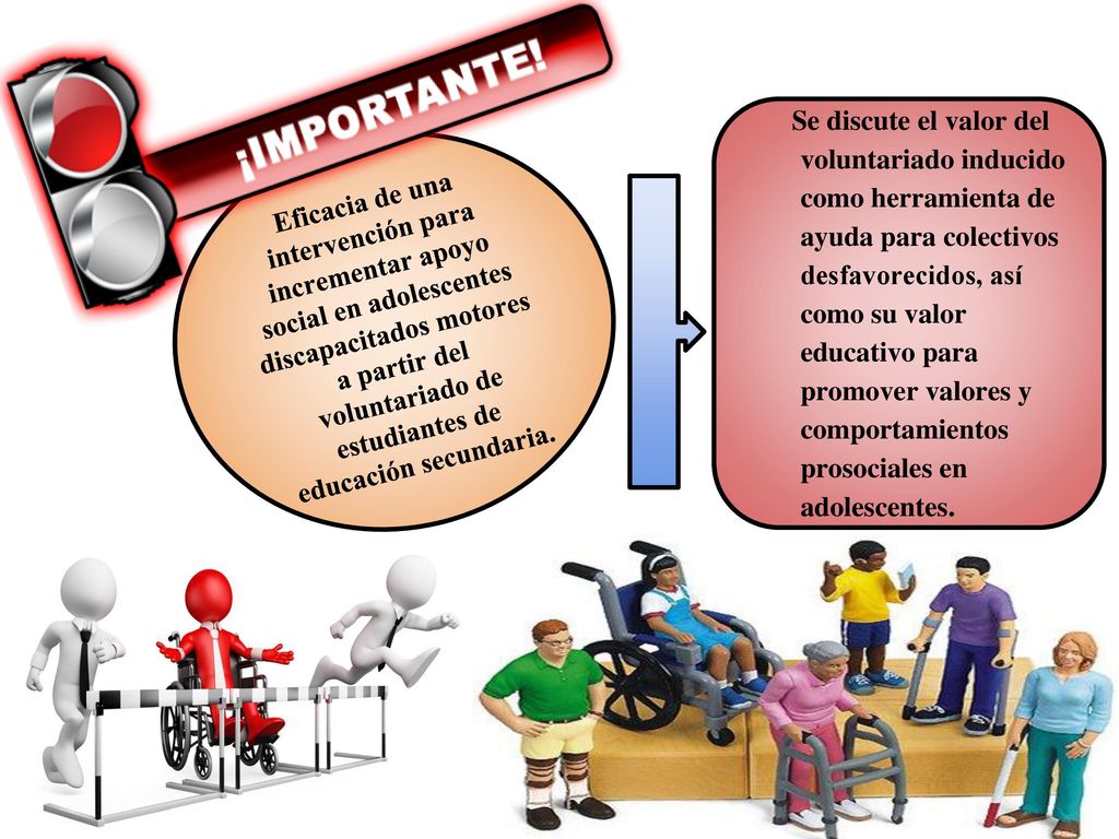 Se discute el valor del voluntariado inducido como herramienta de ayuda para colectivos desfavorecidos, así como su valor educativo para promover valores y comportamientos prosociales en adolescentes.