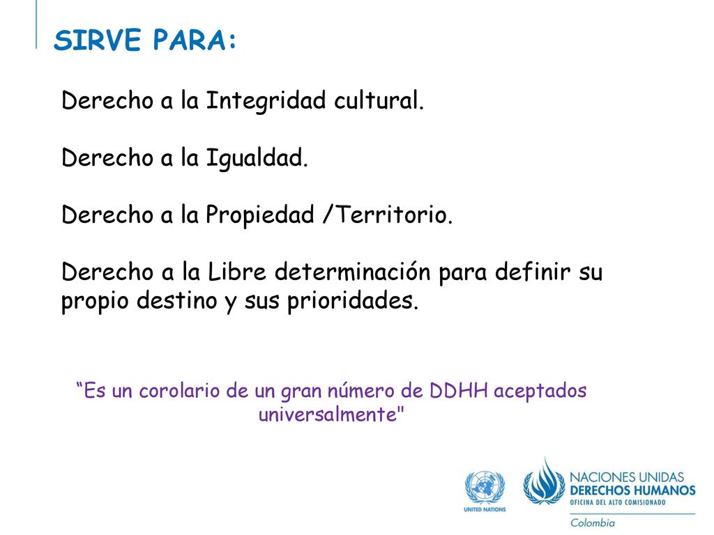 Es un corolario de un gran número de DDHH aceptados universalmente