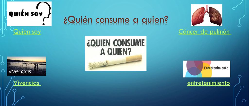 ¿Quién consume a quien Quien soy Cáncer de pulmón Vivencias