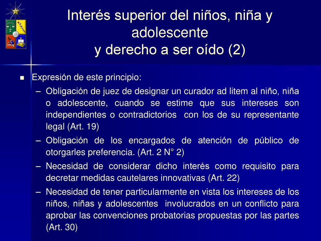 Interés superior del niños, niña y adolescente y derecho a ser oído (2)
