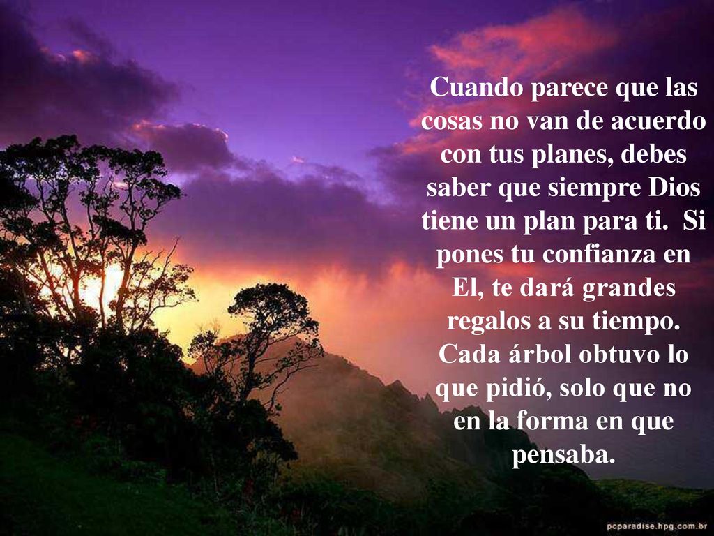 Cuando parece que las cosas no van de acuerdo con tus planes, debes saber que siempre Dios tiene un plan para ti.