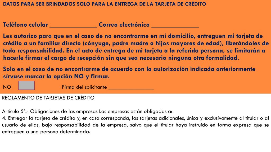 Teléfono celular ______________ Correo electrónico ______________