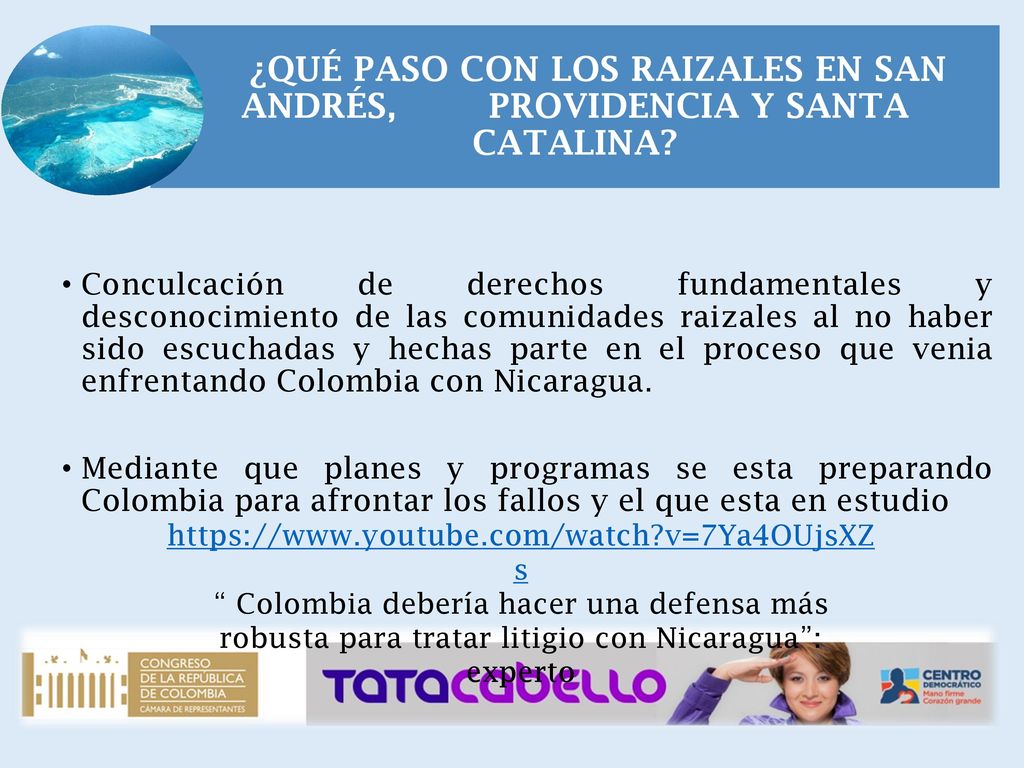 ¿QUÉ PASO CON LOS RAIZALES EN SAN ANDRÉS, PROVIDENCIA Y SANTA CATALINA
