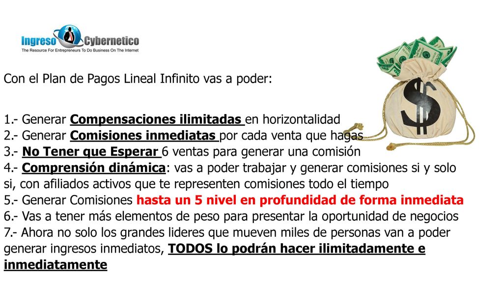 Con el Plan de Pagos Lineal Infinito vas a poder: