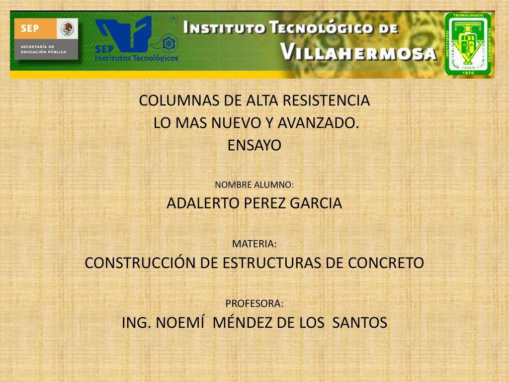 COLUMNAS DE ALTA RESISTENCIA LO MAS NUEVO Y AVANZADO. ENSAYO