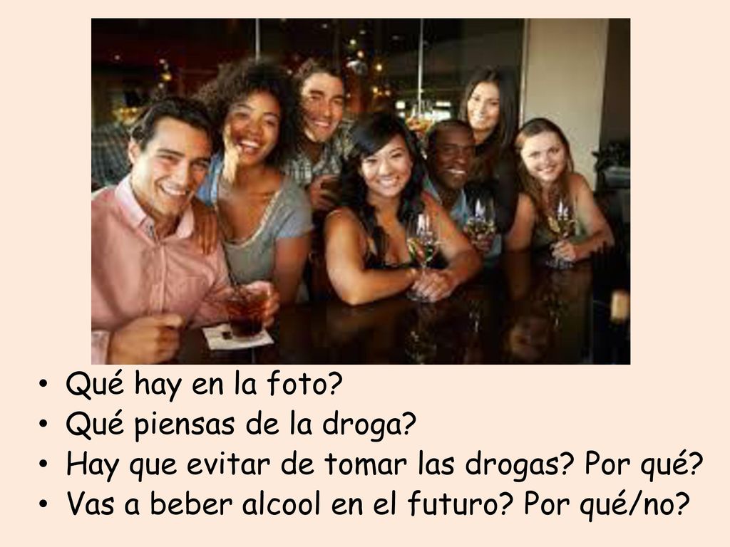 Qué hay en la foto. Qué piensas de la droga. Hay que evitar de tomar las drogas.